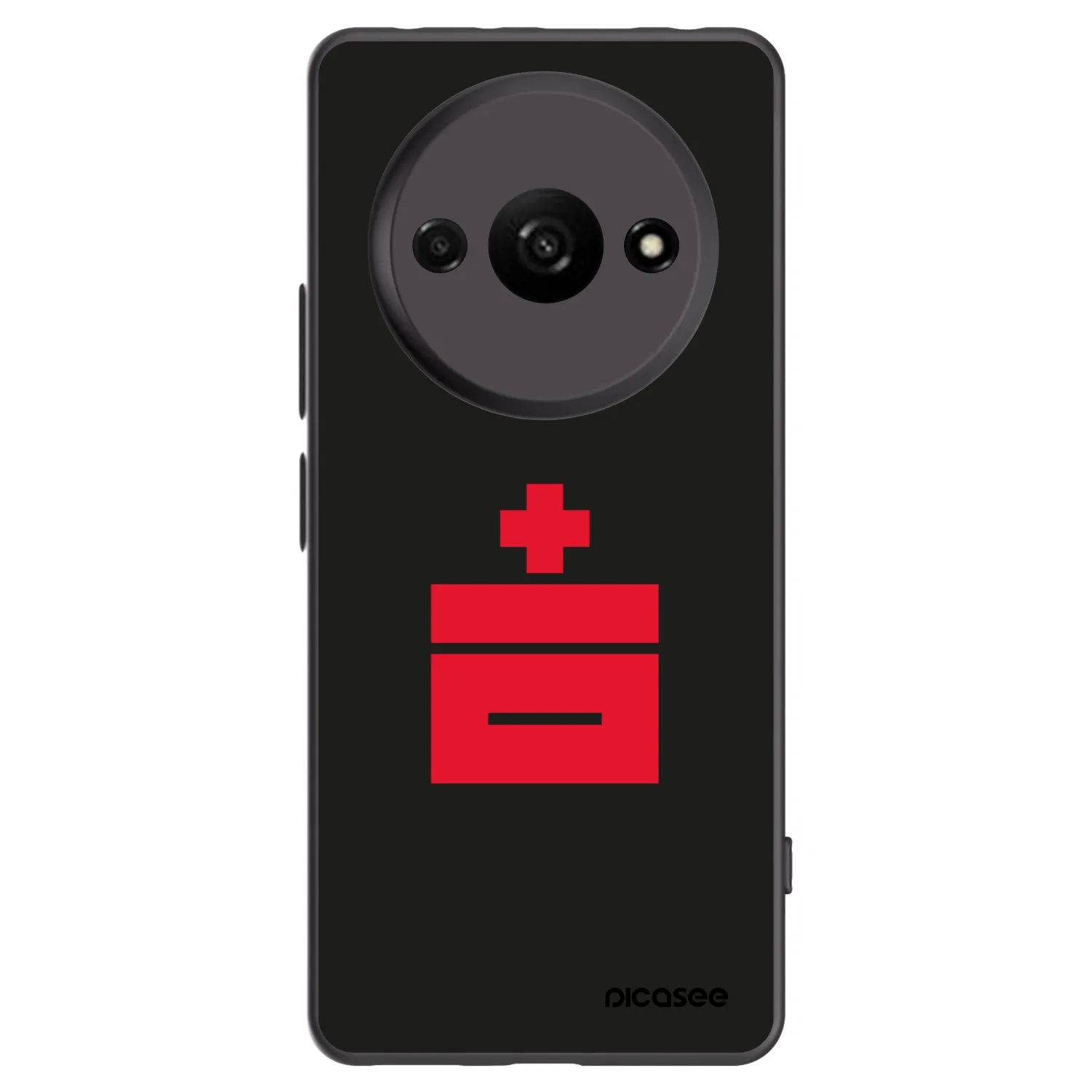 Picasee crna silikonska maskica za Xiaomi Redmi A3 - Le Plastenciaga