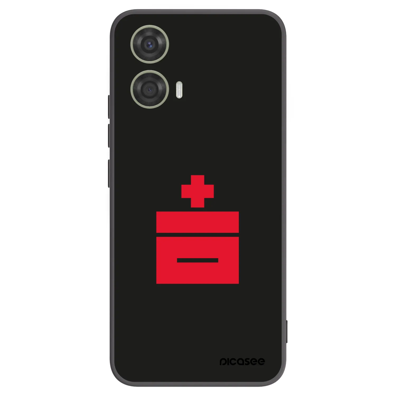 Picasee crna silikonska maskica za Motorola Moto G24 - Le Plastenciaga