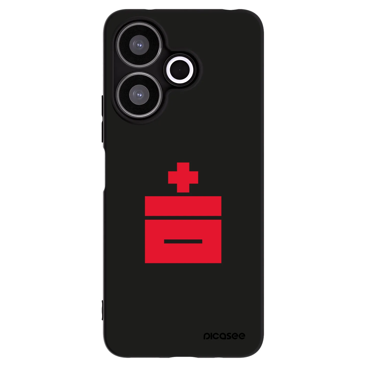 Picasee crna silikonska maskica za Xiaomi Redmi 13 4G - Le Plastenciaga