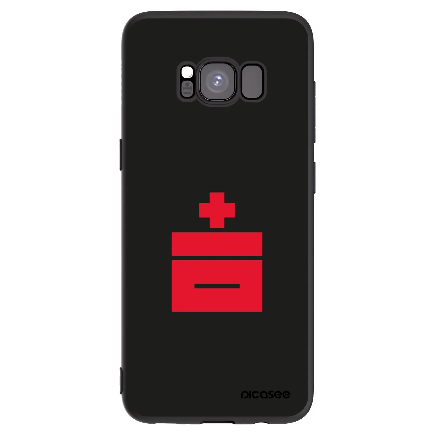 Picasee crna silikonska maskica za Samsung Galaxy S8 G950F - Le Plastenciaga