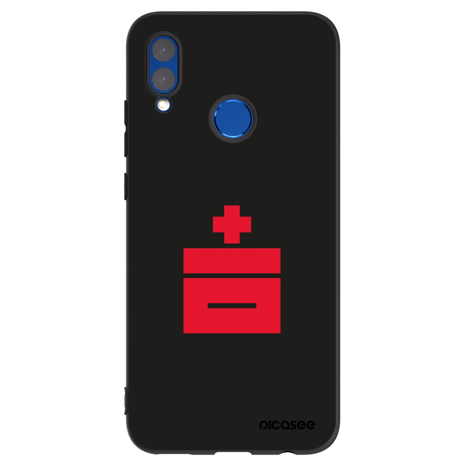 Picasee crna silikonska maskica za Honor 10 Lite - Le Plastenciaga