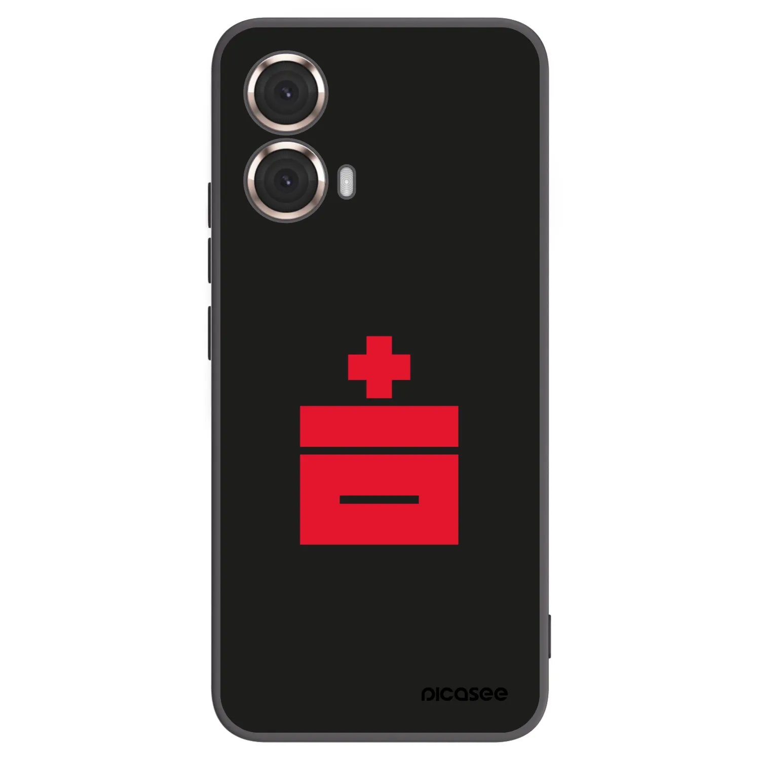 Picasee crna silikonska maskica za Motorola Moto G85 - Le Plastenciaga