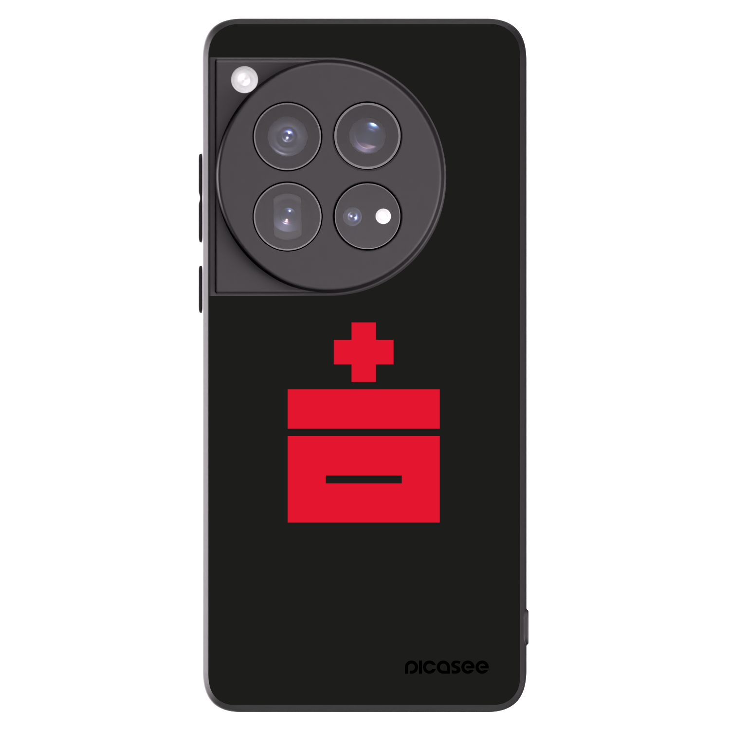 Picasee crna silikonska maskica za OnePlus 12 5G - Le Plastenciaga