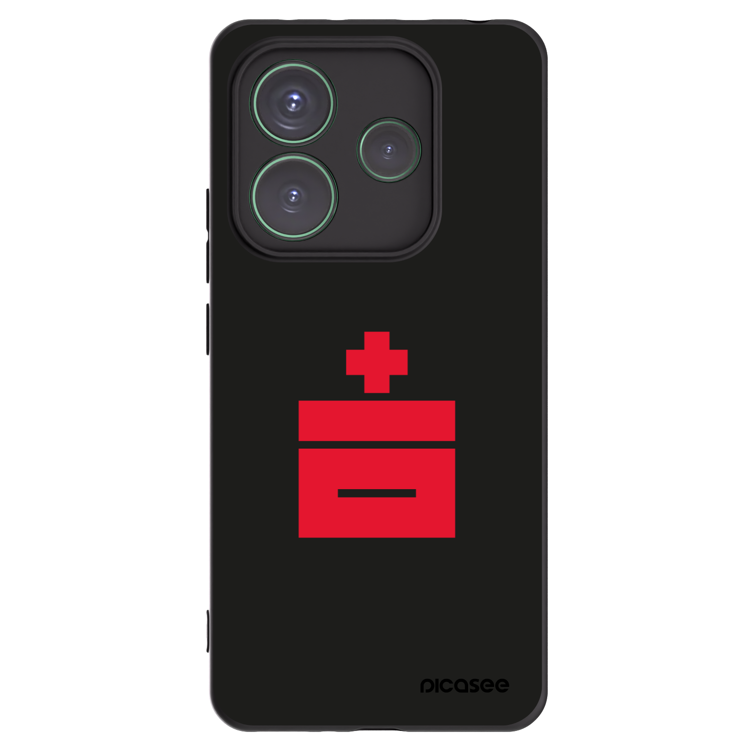 Picasee crna silikonska maskica za Xiaomi Redmi Note 14 5G - Le Plastenciaga
