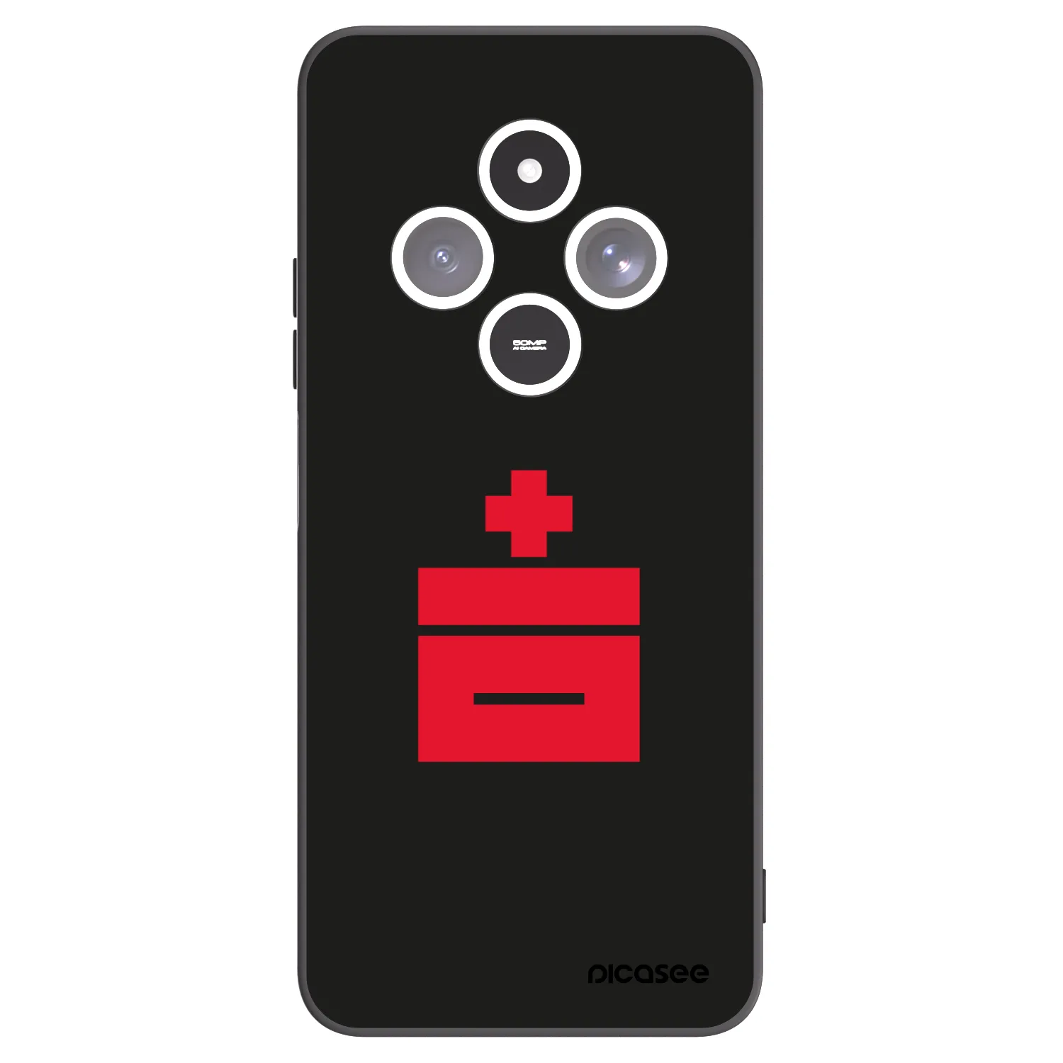 Picasee crna silikonska maskica za Xiaomi Redmi 14C - Le Plastenciaga