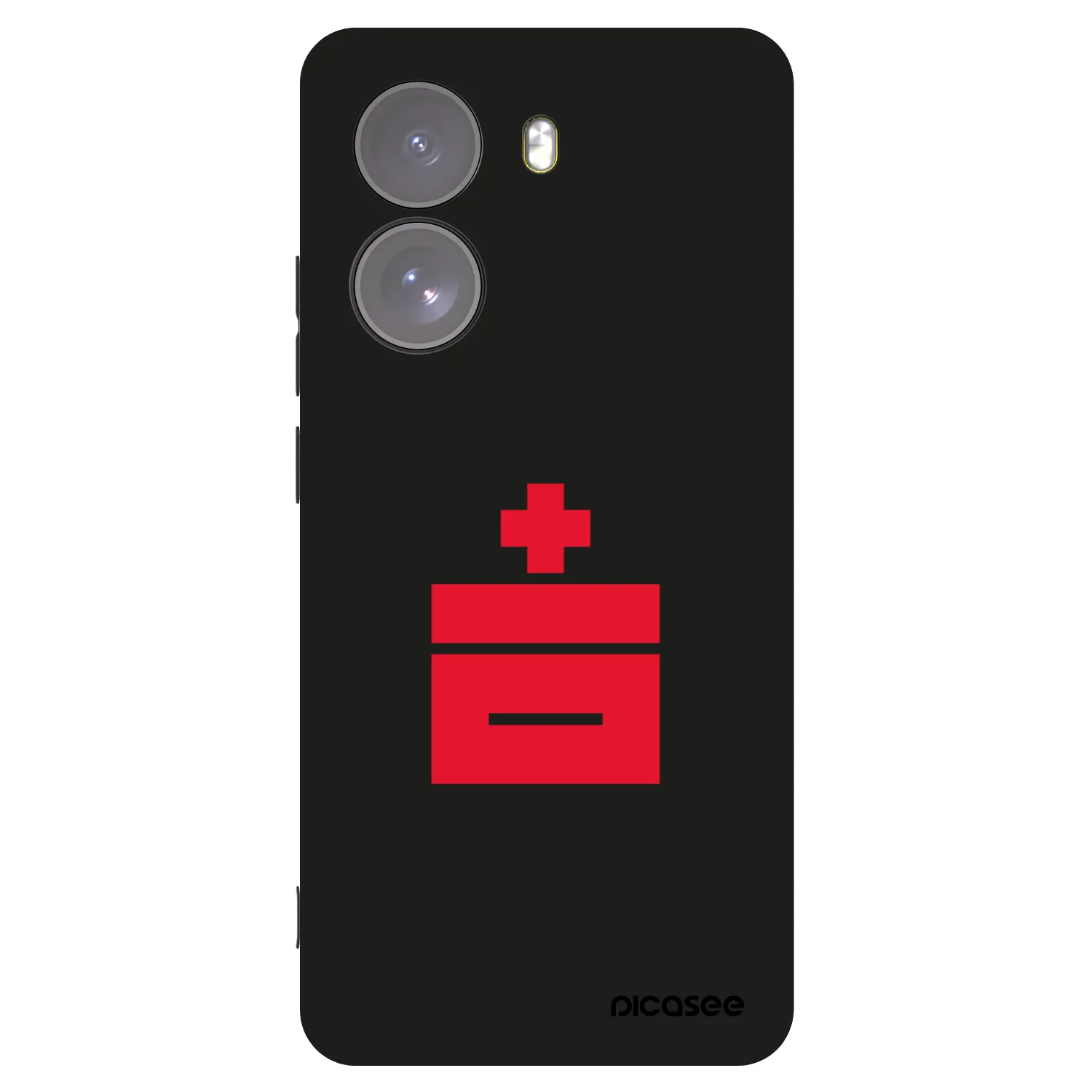 Picasee crna silikonska maskica za Xiaomi Poco X7 - Le Plastenciaga