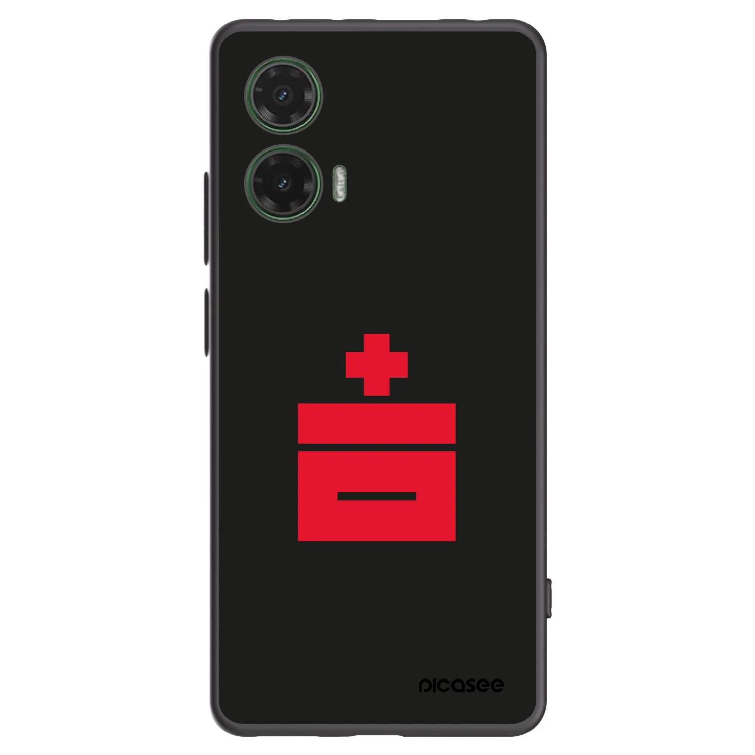 Picasee crna silikonska maskica za Motorola Moto G35 5G - Le Plastenciaga