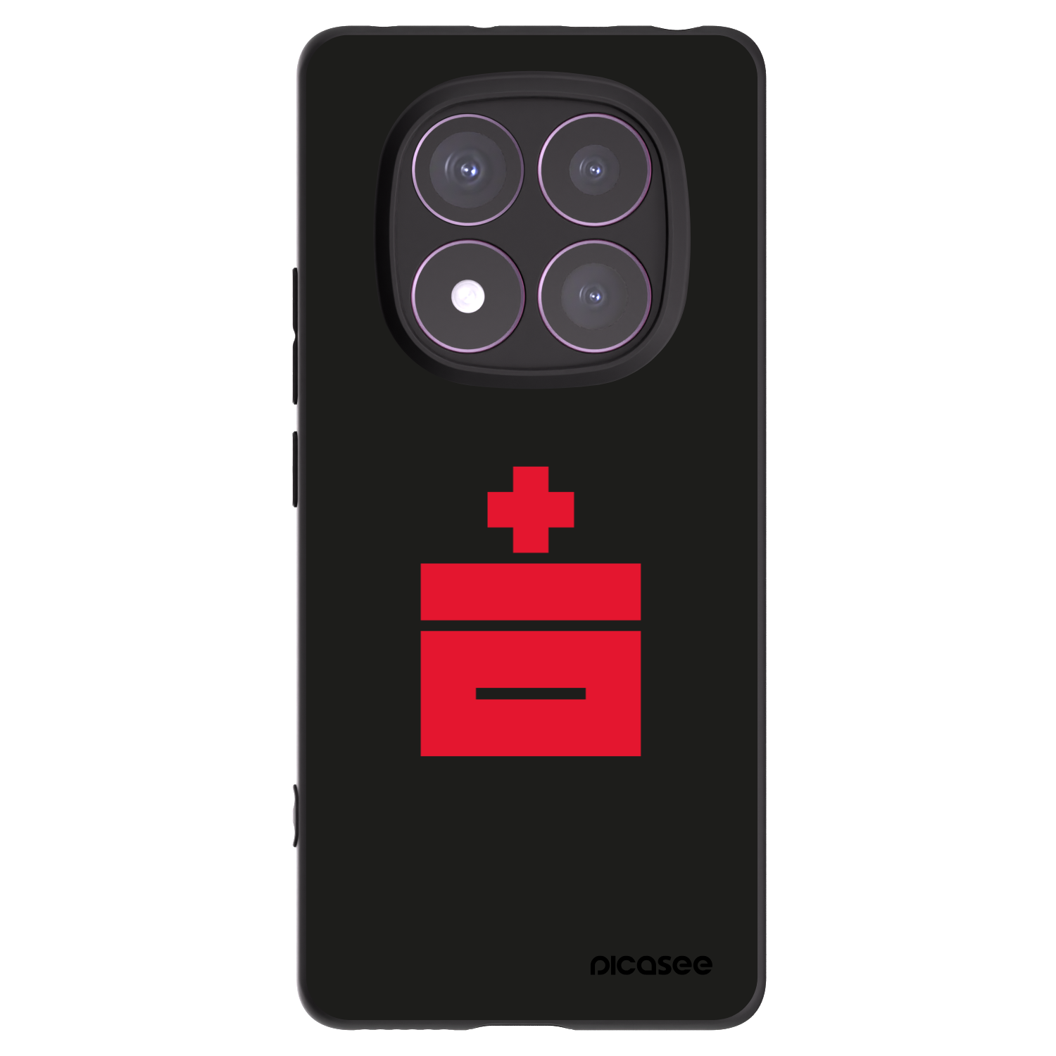 Picasee crna silikonska maskica za Xiaomi Redmi Note 14 Pro 4G - Le Plastenciaga