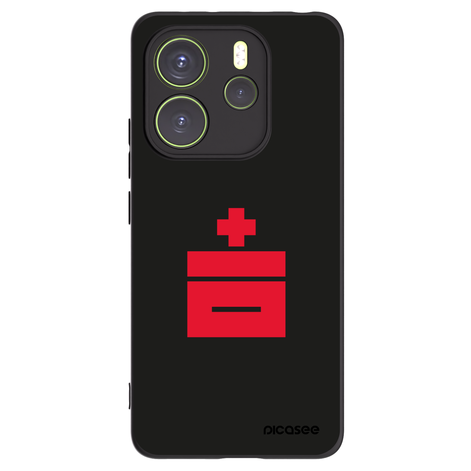 Picasee crna silikonska maskica za Xiaomi Redmi Note 14 4G - Le Plastenciaga