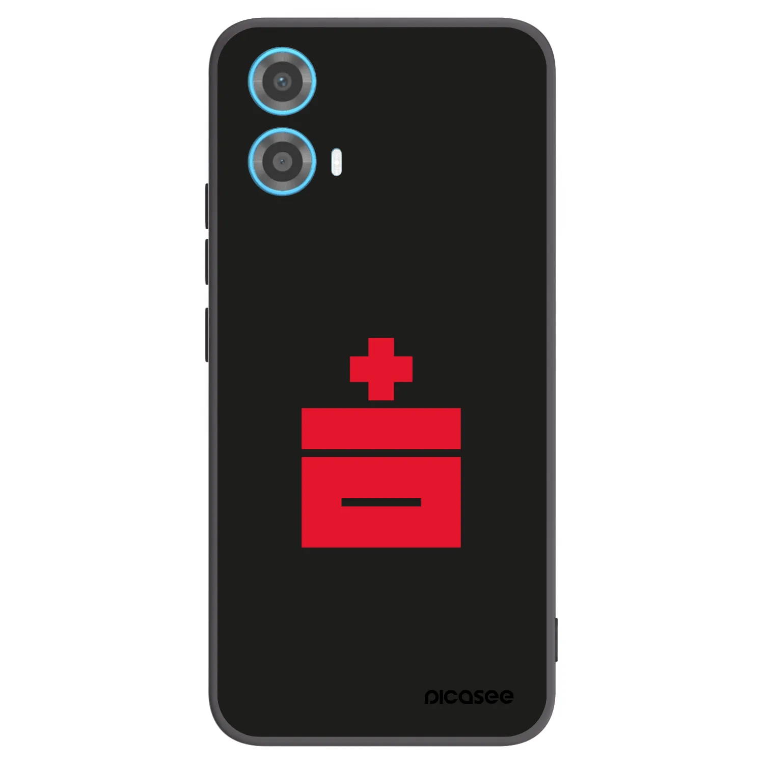 Picasee crna silikonska maskica za Motorola Moto G34 5G - Le Plastenciaga