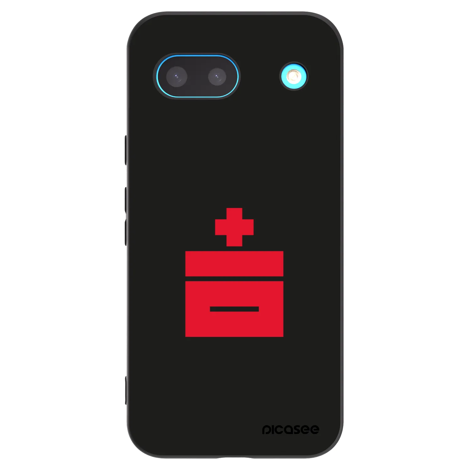 Picasee crna silikonska maskica za Google Pixel 8a - Le Plastenciaga