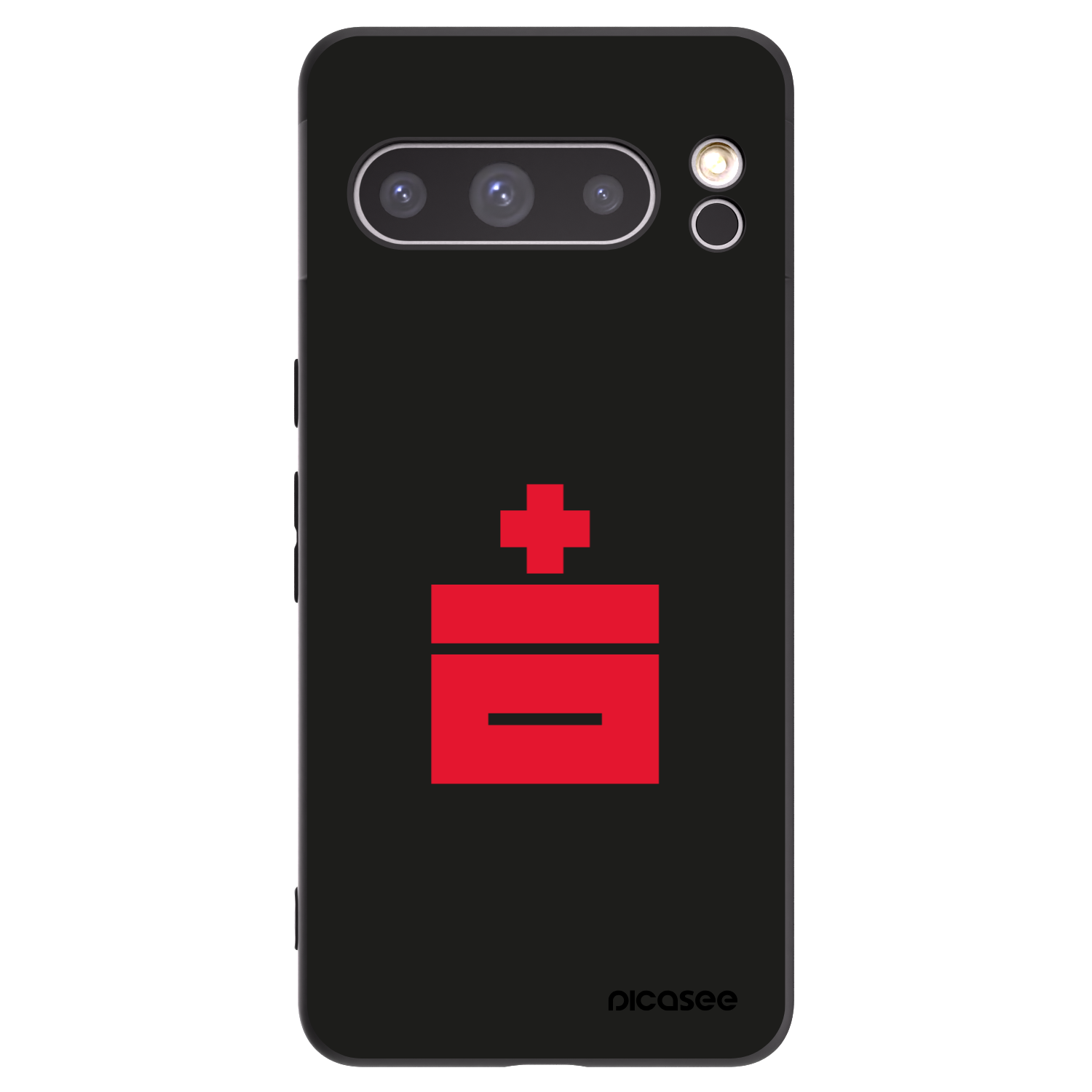 Picasee crna silikonska maskica za Google Pixel 8 Pro - Le Plastenciaga