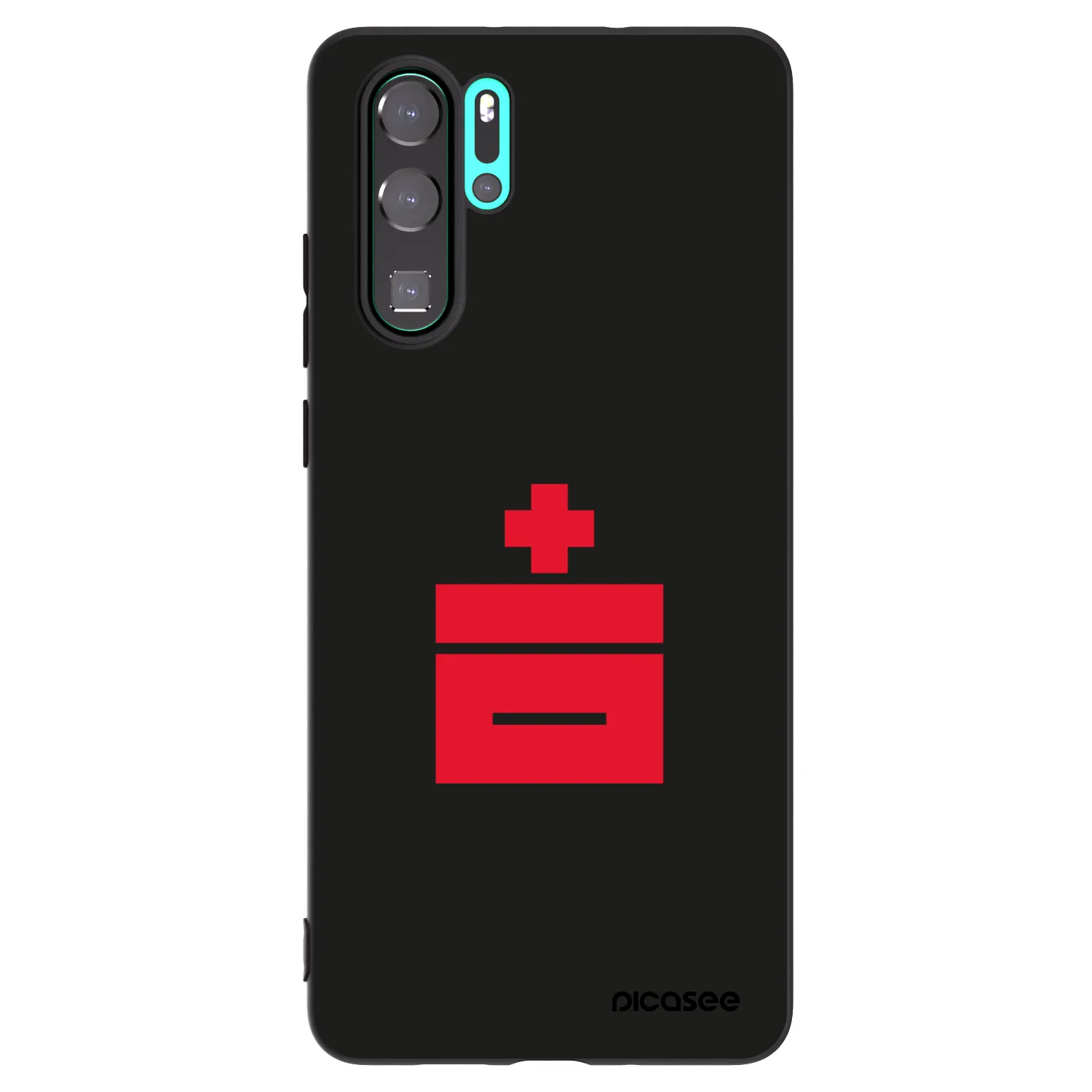 Picasee crna silikonska maskica za Huawei P30 Pro - Le Plastenciaga