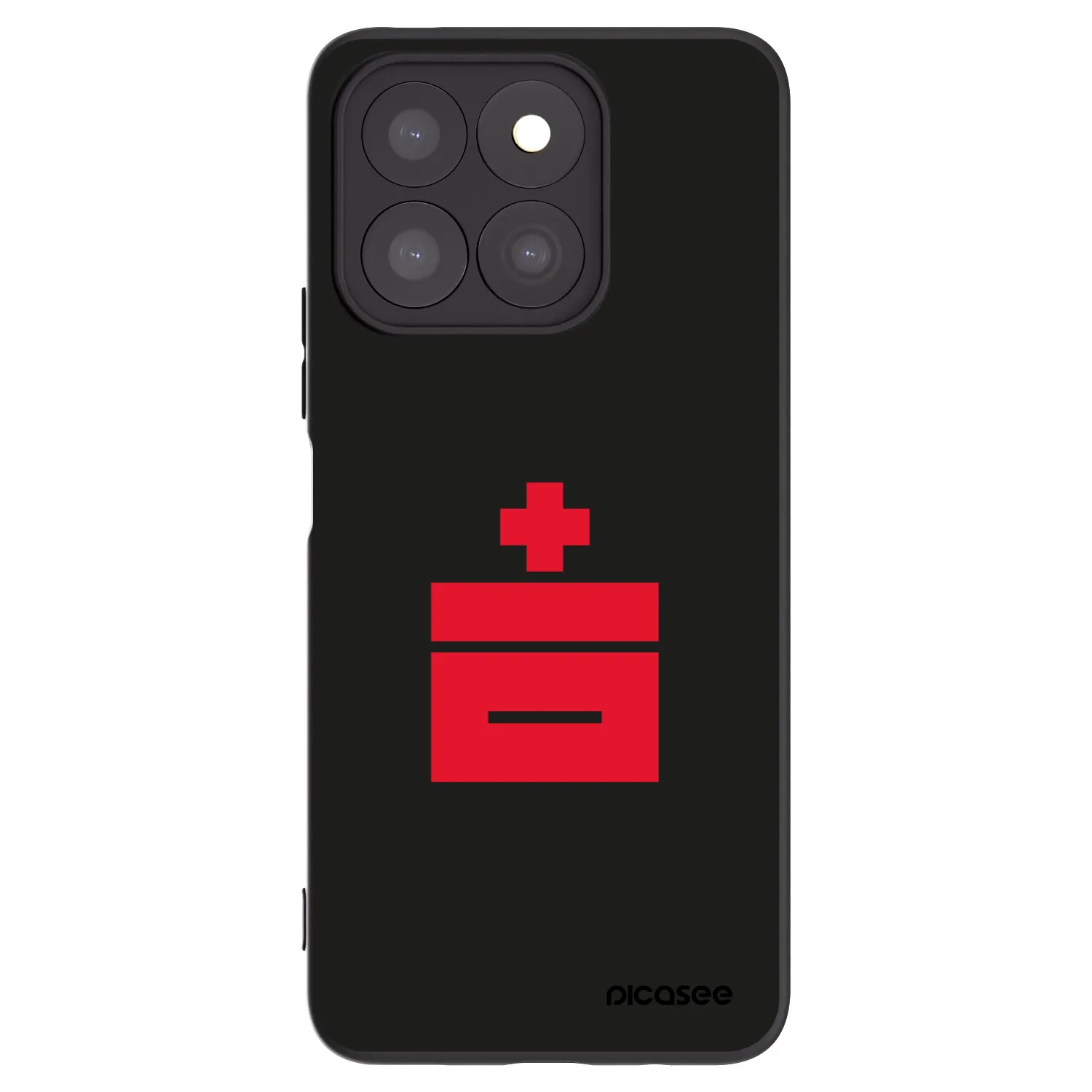 Picasee crna silikonska maskica za Honor X8c - Le Plastenciaga