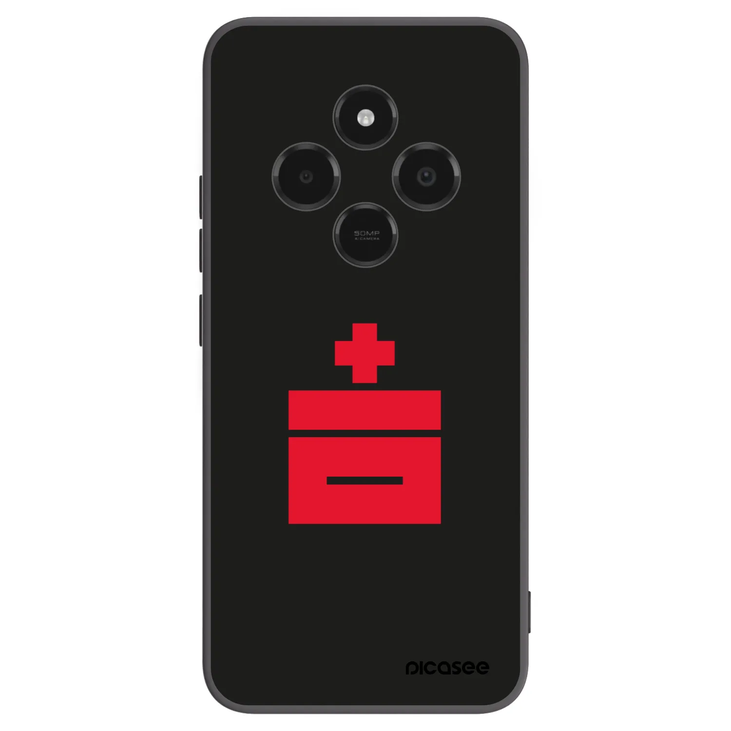 Picasee crna silikonska maskica za Xiaomi Poco C75 - Le Plastenciaga