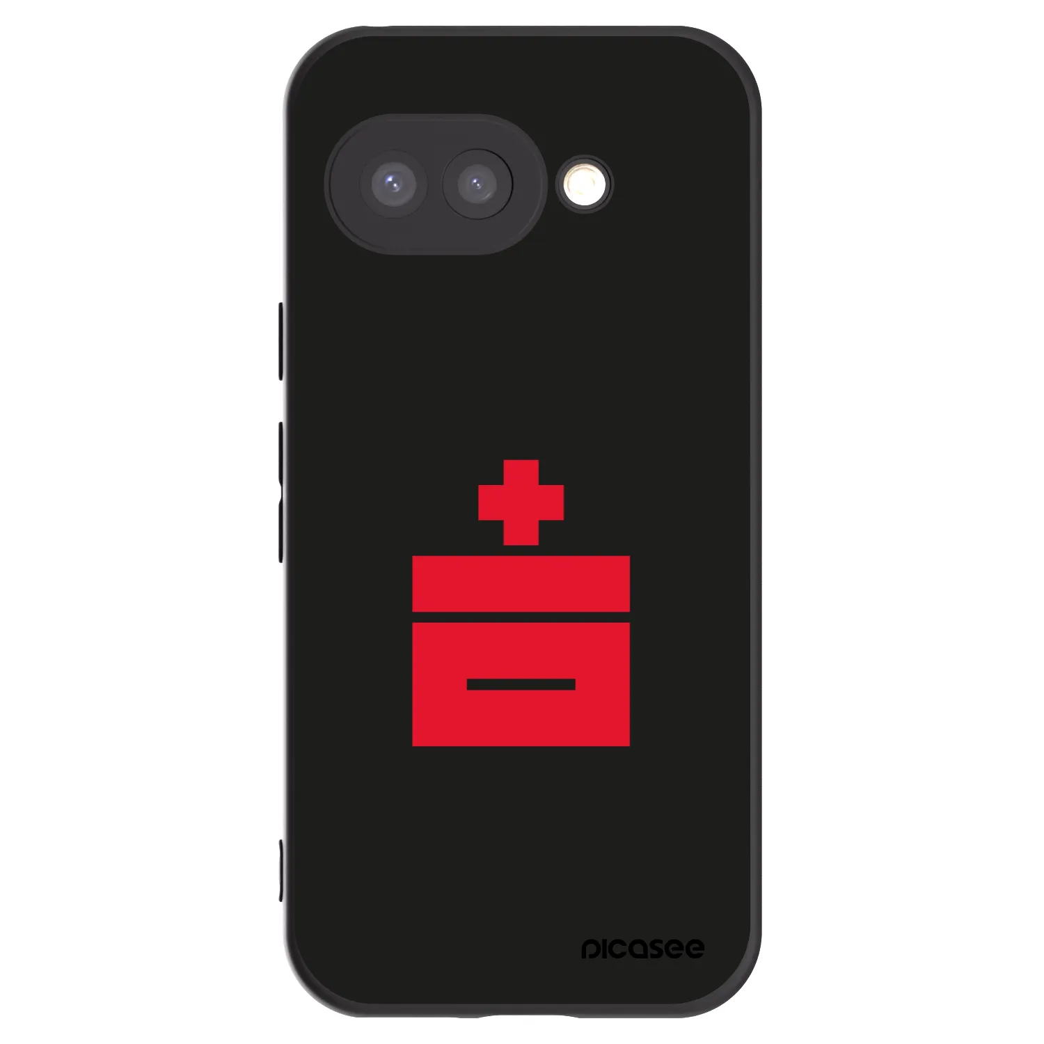 Picasee crna silikonska maskica za Google Pixel 9a - Le Plastenciaga