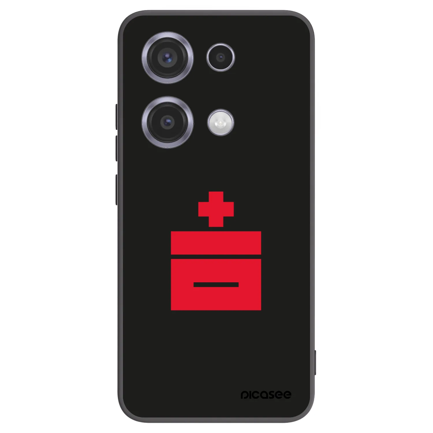 Picasee crna silikonska maskica za Xiaomi Redmi Note 14S - Le Plastenciaga