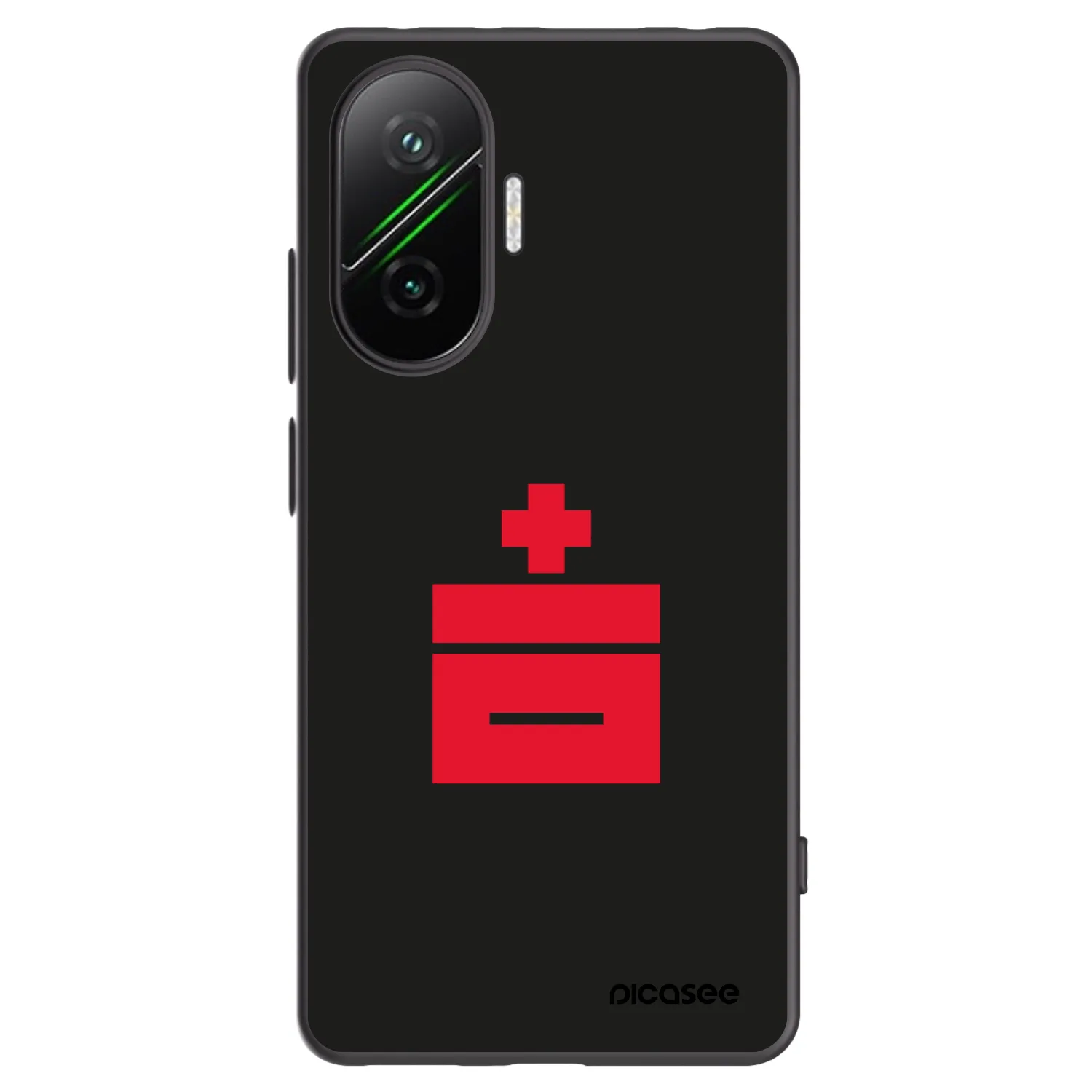 Picasee crna silikonska maskica za Xiaomi Poco F7 5G - Le Plastenciaga