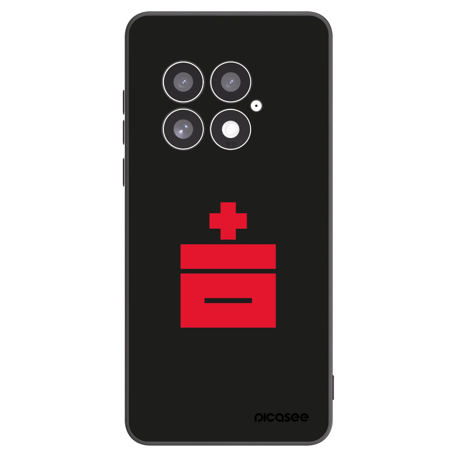 Picasee crna silikonska maskica za OnePlus 13 5G - Le Plastenciaga