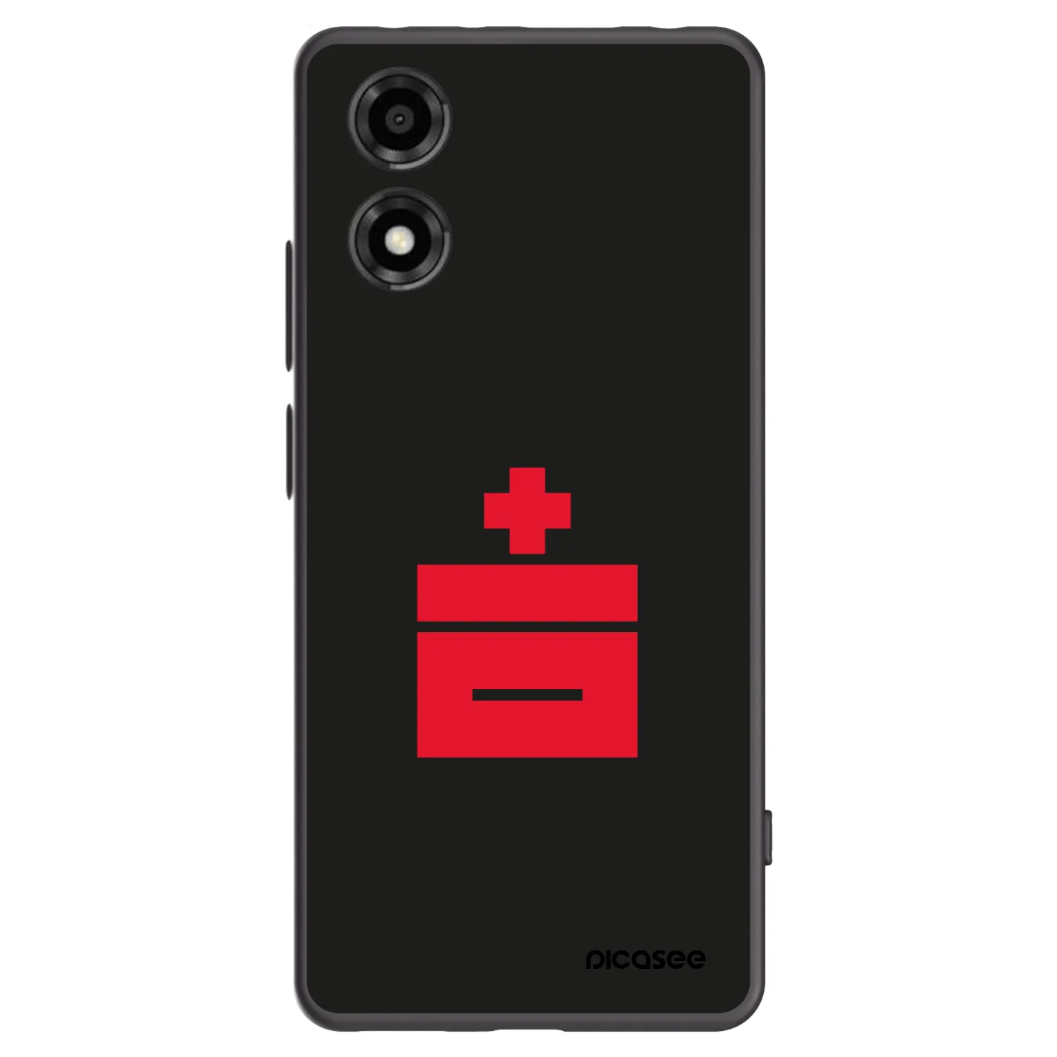 Picasee crna silikonska maskica za Motorola Moto E14 - Le Plastenciaga