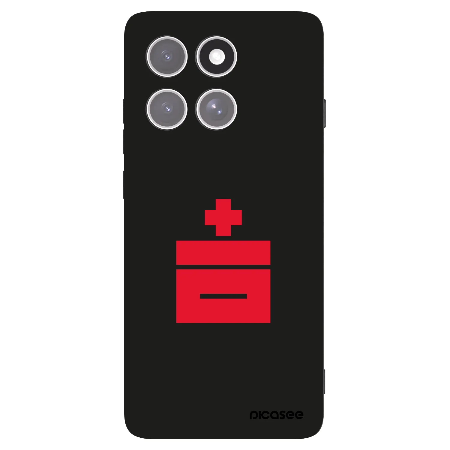 Picasee crna silikonska maskica za Motorola Edge 60 Pro - Le Plastenciaga