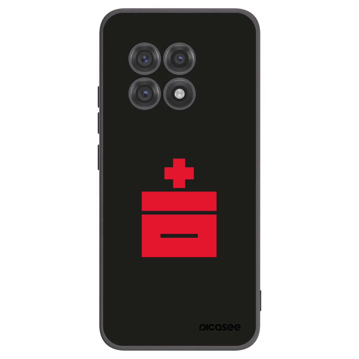 Picasee crna silikonska maskica za OnePlus 13R 5G - Le Plastenciaga
