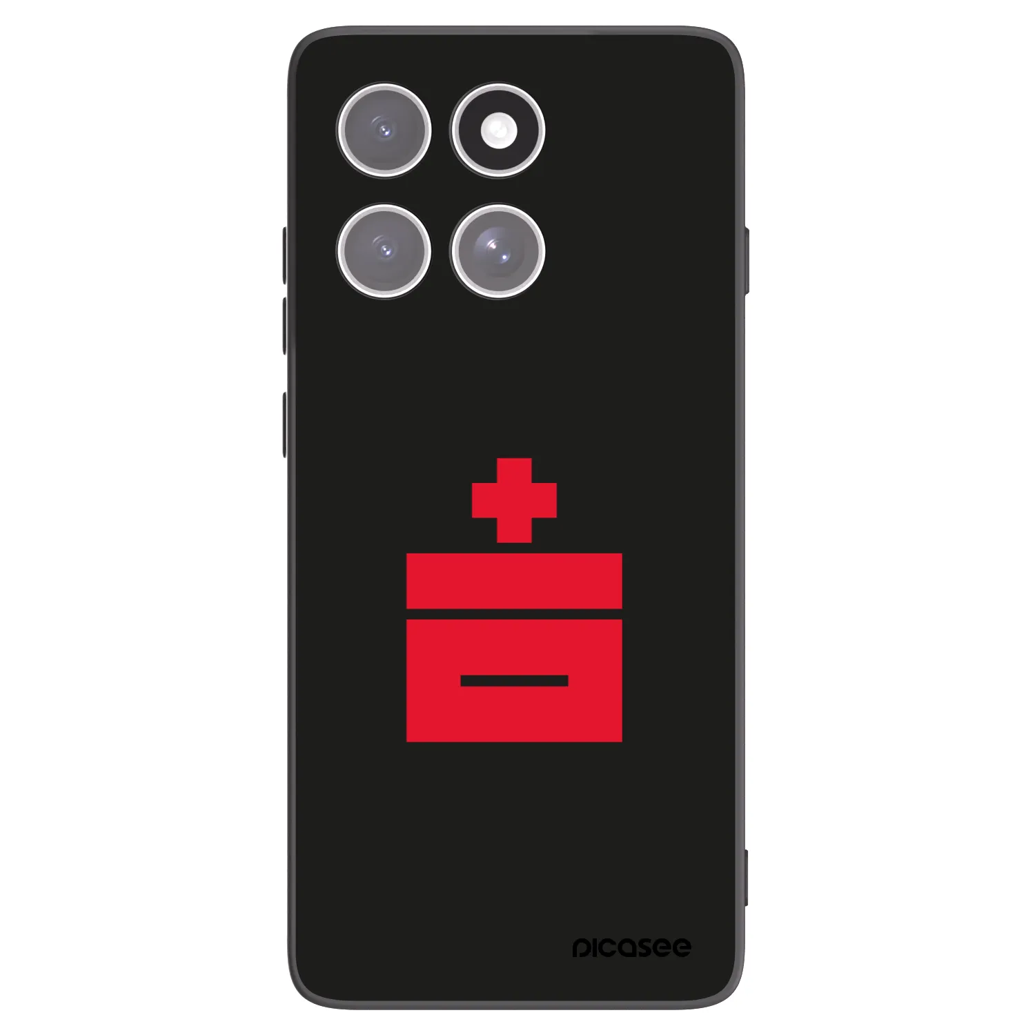Picasee crna silikonska maskica za Motorola Edge 60 Fusion - Le Plastenciaga