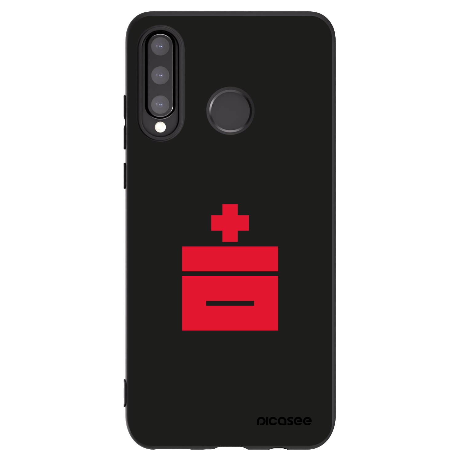 Picasee crna silikonska maskica za Huawei P30 Lite - Le Plastenciaga