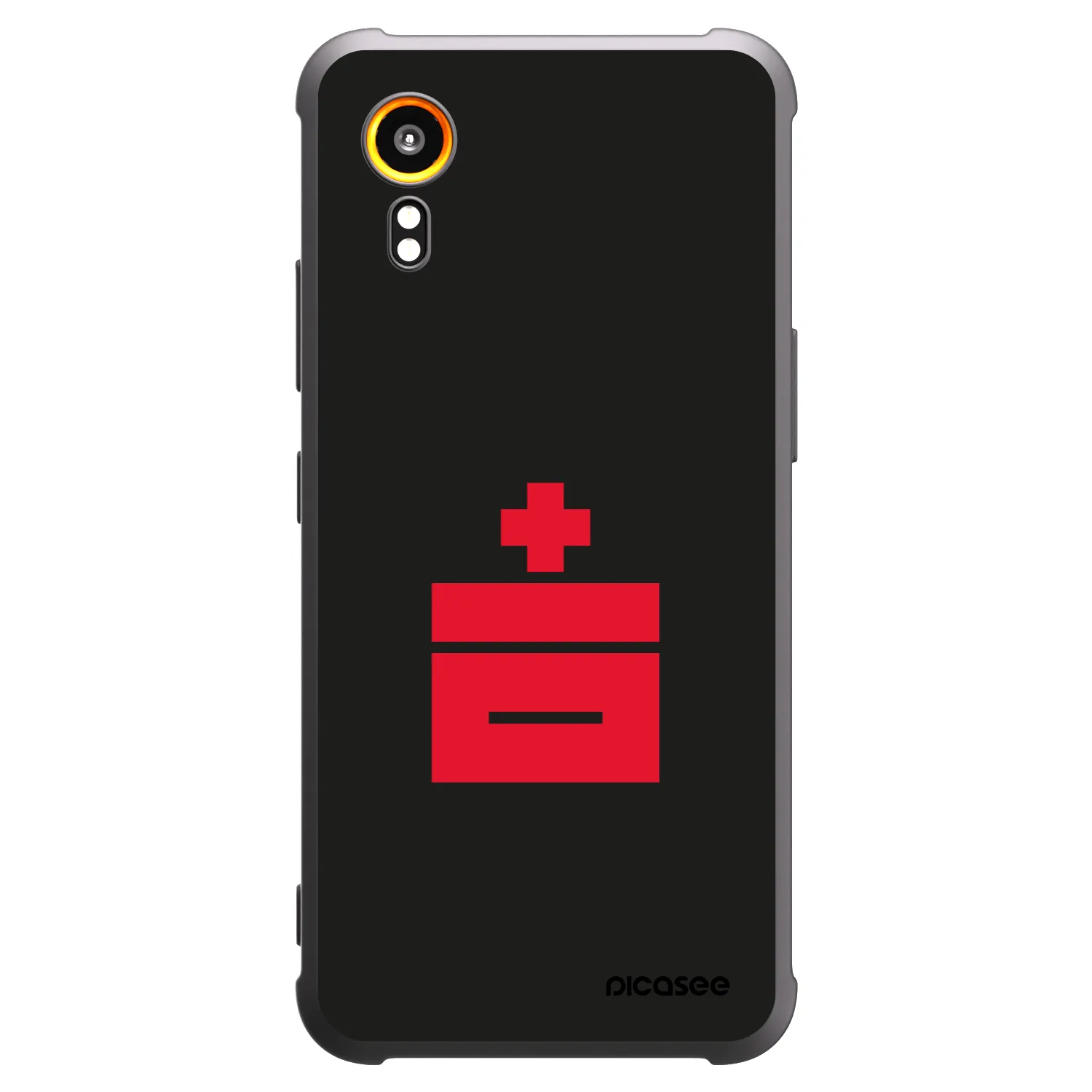 Picasee crna silikonska maskica za Samsung Galaxy Xcover 7 - Le Plastenciaga