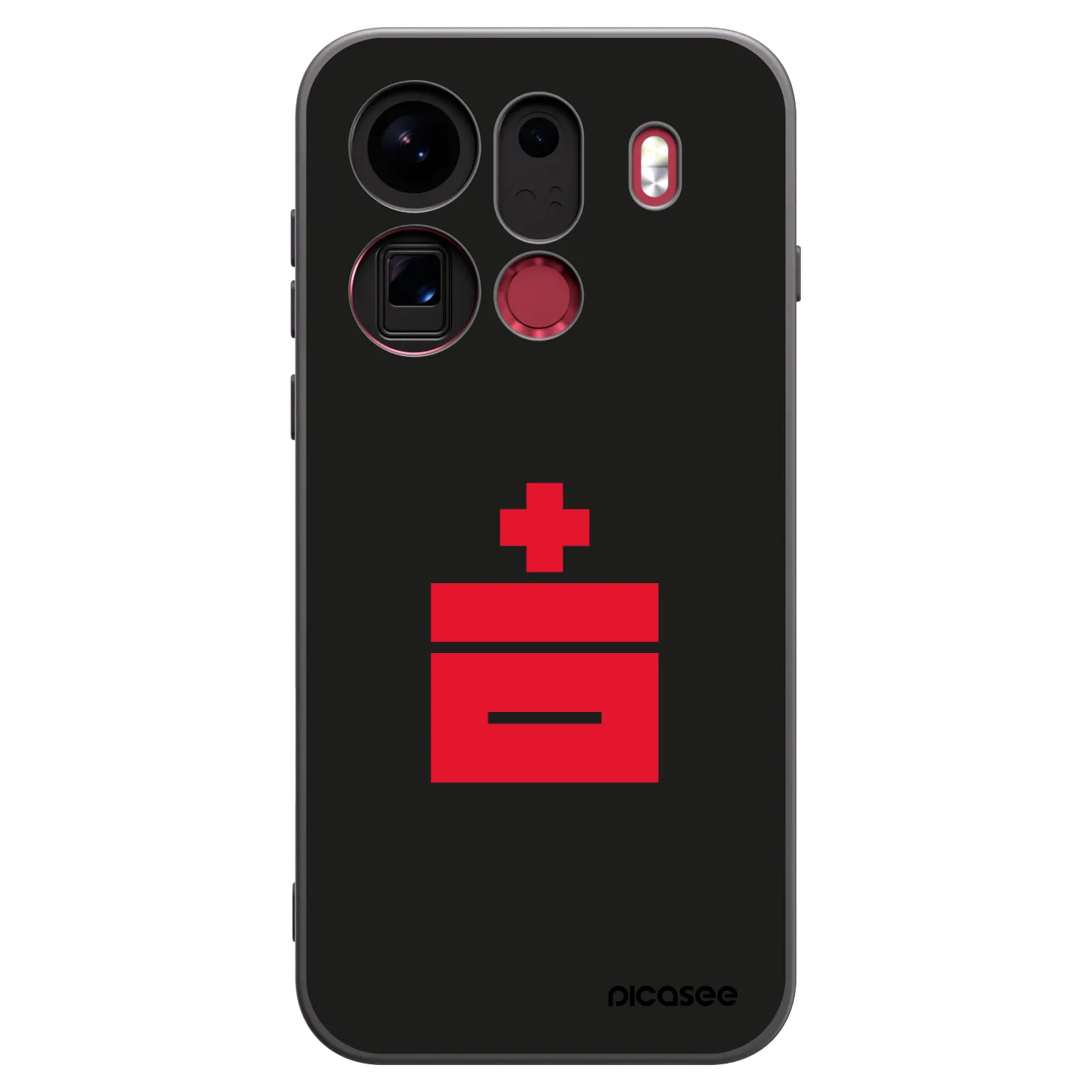 Picasee crna silikonska maskica za OPPO Find X9 Pro - Le Plastenciaga