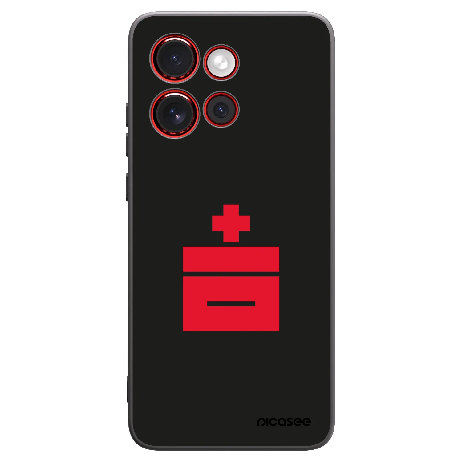 Picasee crna silikonska maskica za Motorola Edge 60 Neo 5G - Le Plastenciaga