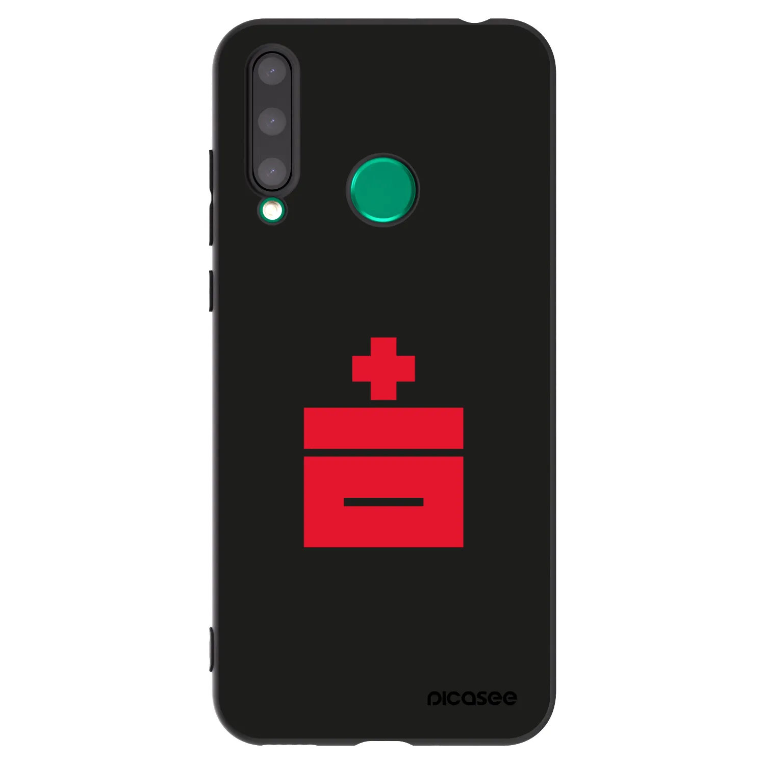 Picasee crna silikonska maskica za Honor 20 Lite - Le Plastenciaga