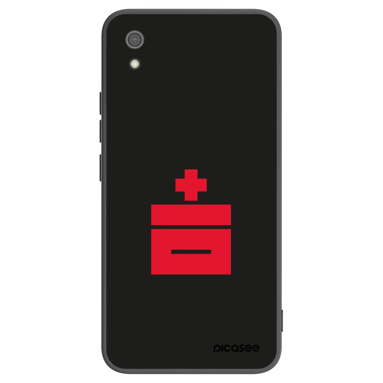 Picasee crna silikonska maskica za Xiaomi Redmi 7A - Le Plastenciaga