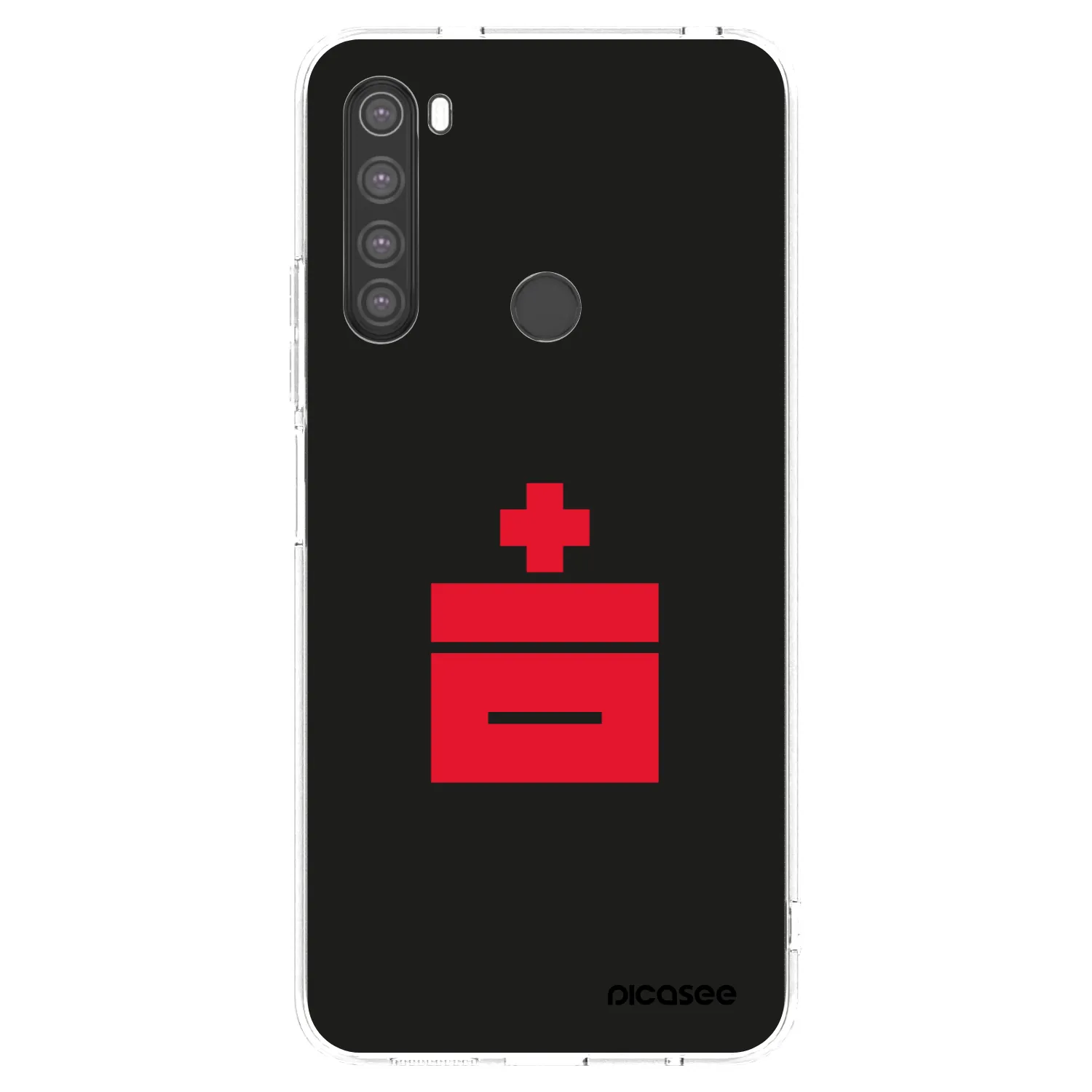 Picasee silikonska prozirna maskica za Xiaomi Redmi Note 8 - Le Plastenciaga