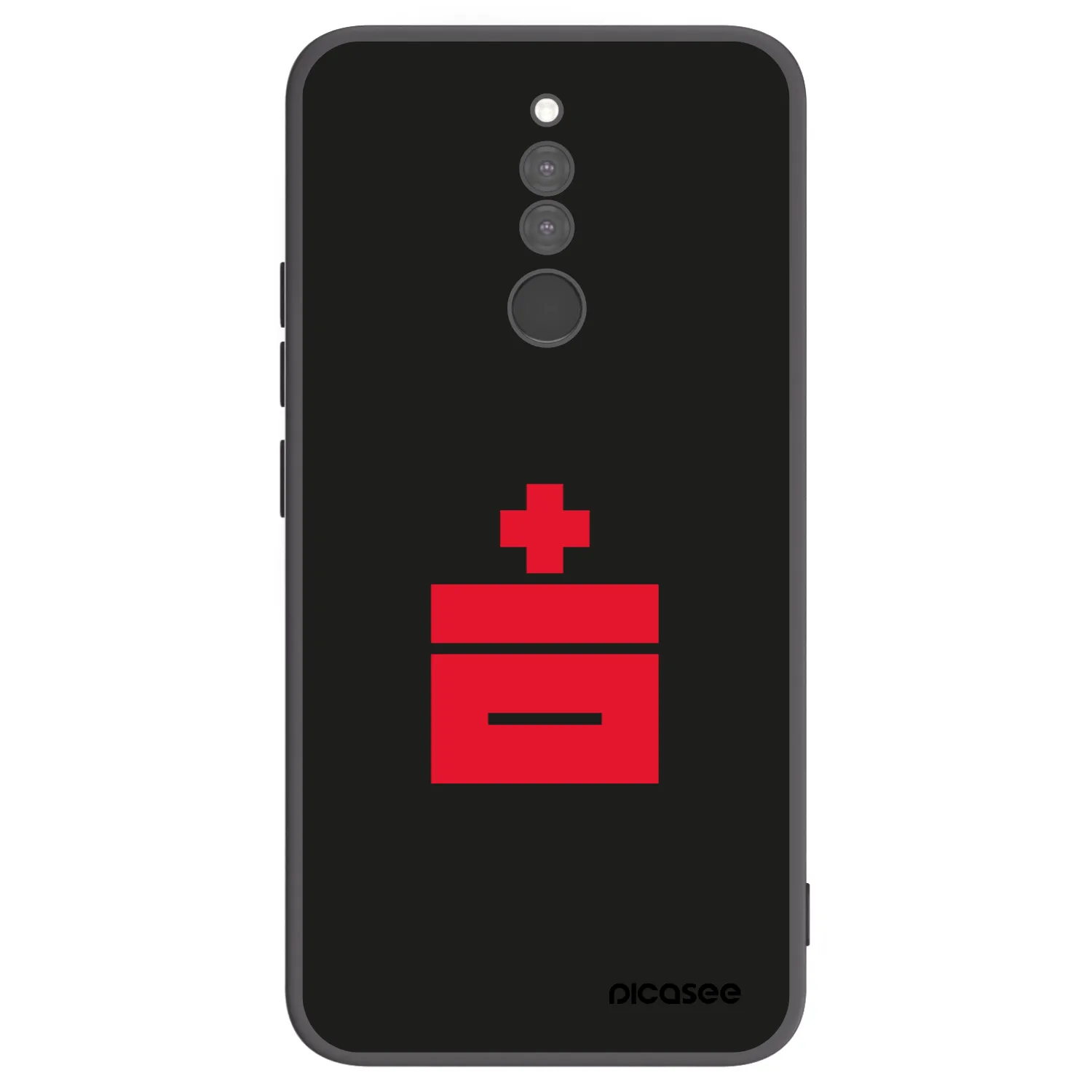 Picasee crna silikonska maskica za Xiaomi Redmi 8 - Le Plastenciaga