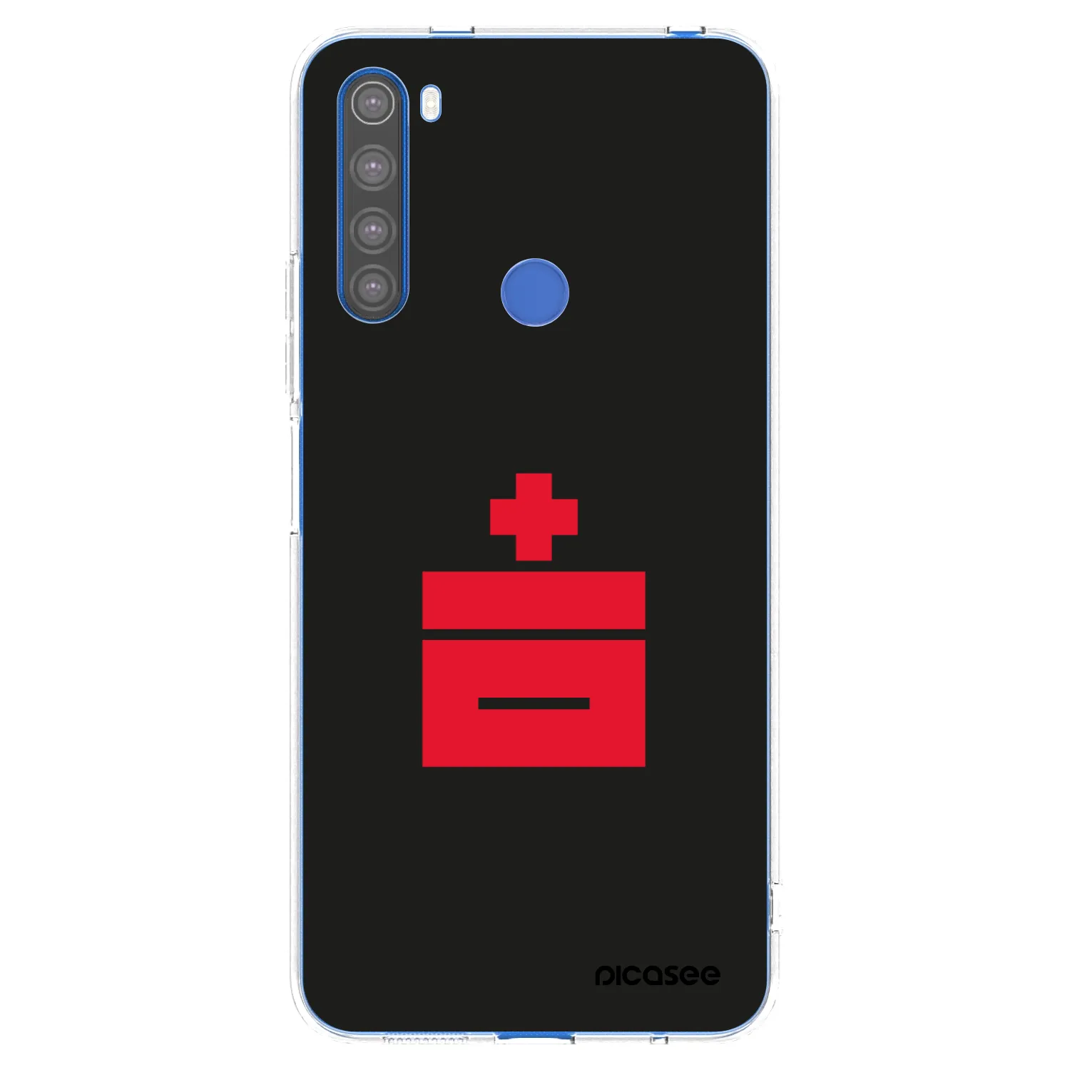Picasee silikonska prozirna maskica za Xiaomi Redmi Note 8T - Le Plastenciaga