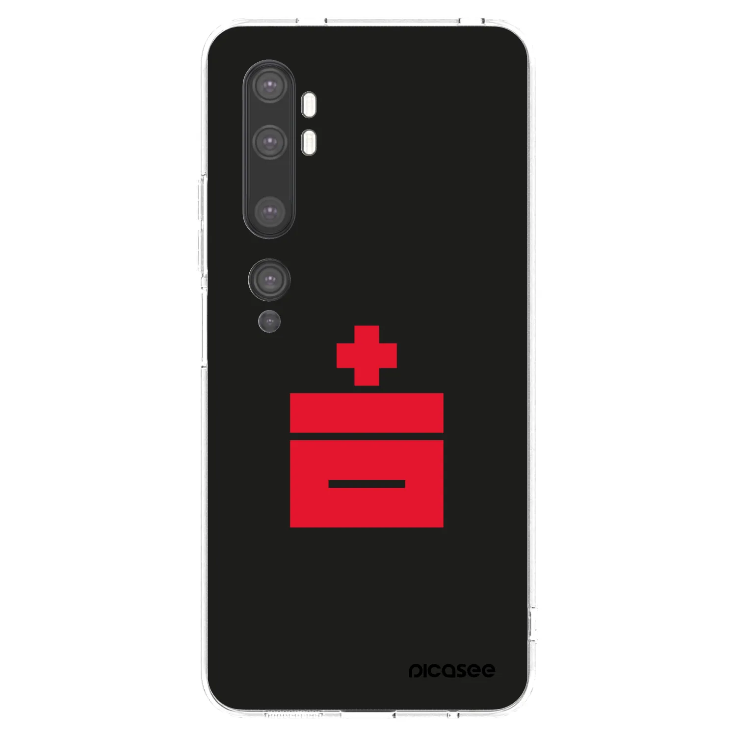 Picasee silikonska prozirna maskica za Xiaomi Mi Note 10 (Pro) - Le Plastenciaga