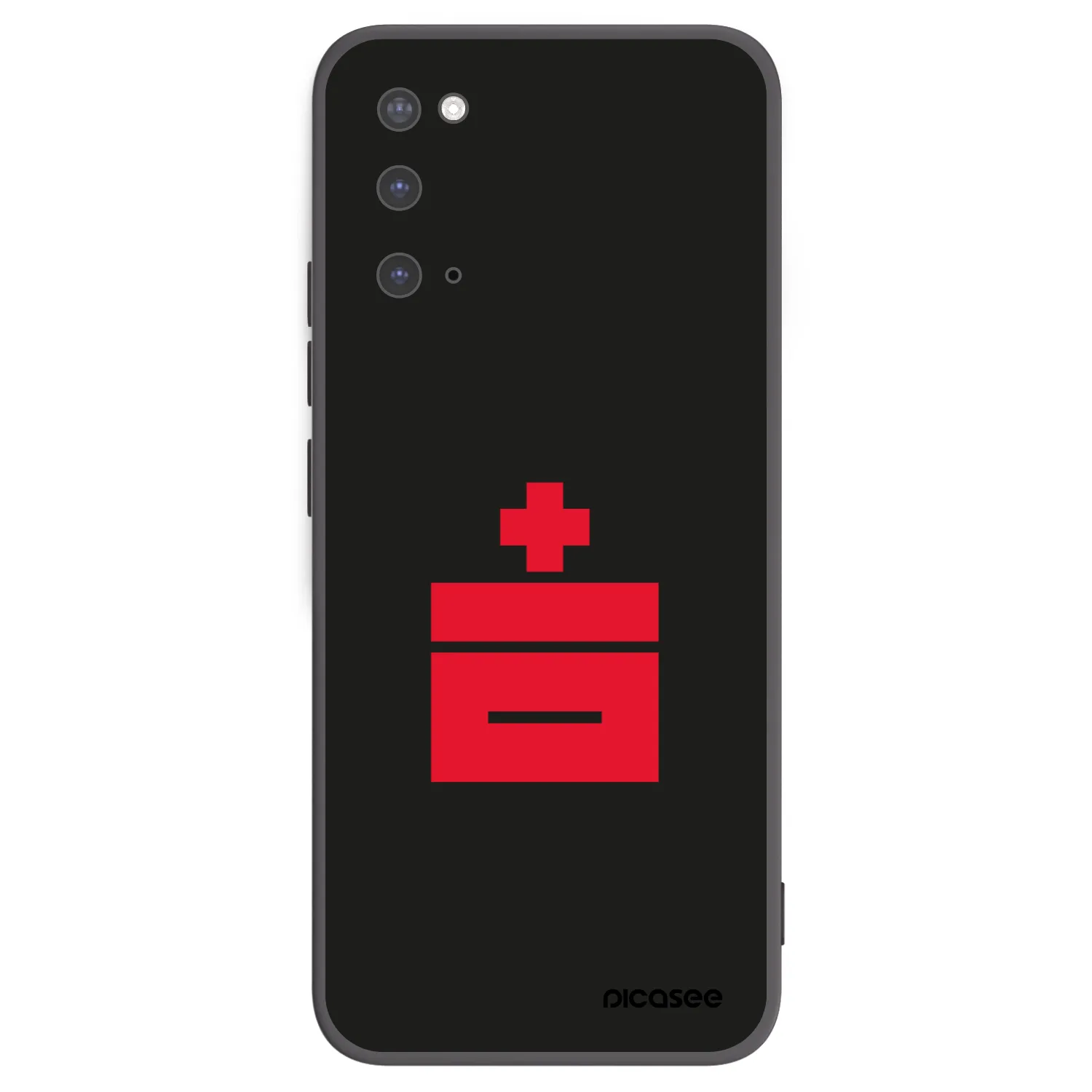 Picasee crna silikonska maskica za Samsung Galaxy S20 G980F - Le Plastenciaga