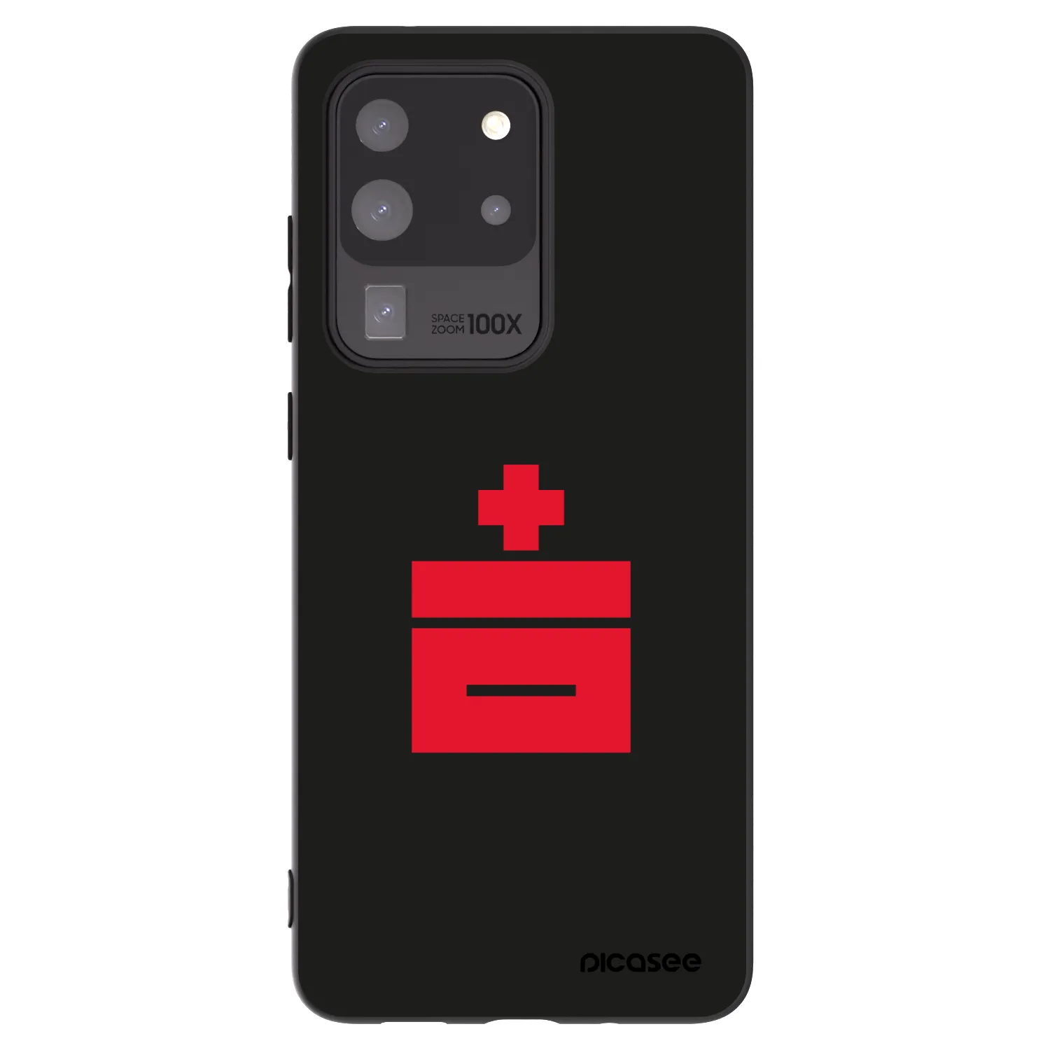 Picasee crna silikonska maskica za Samsung Galaxy S20 Ultra 5G G988F - Le Plastenciaga