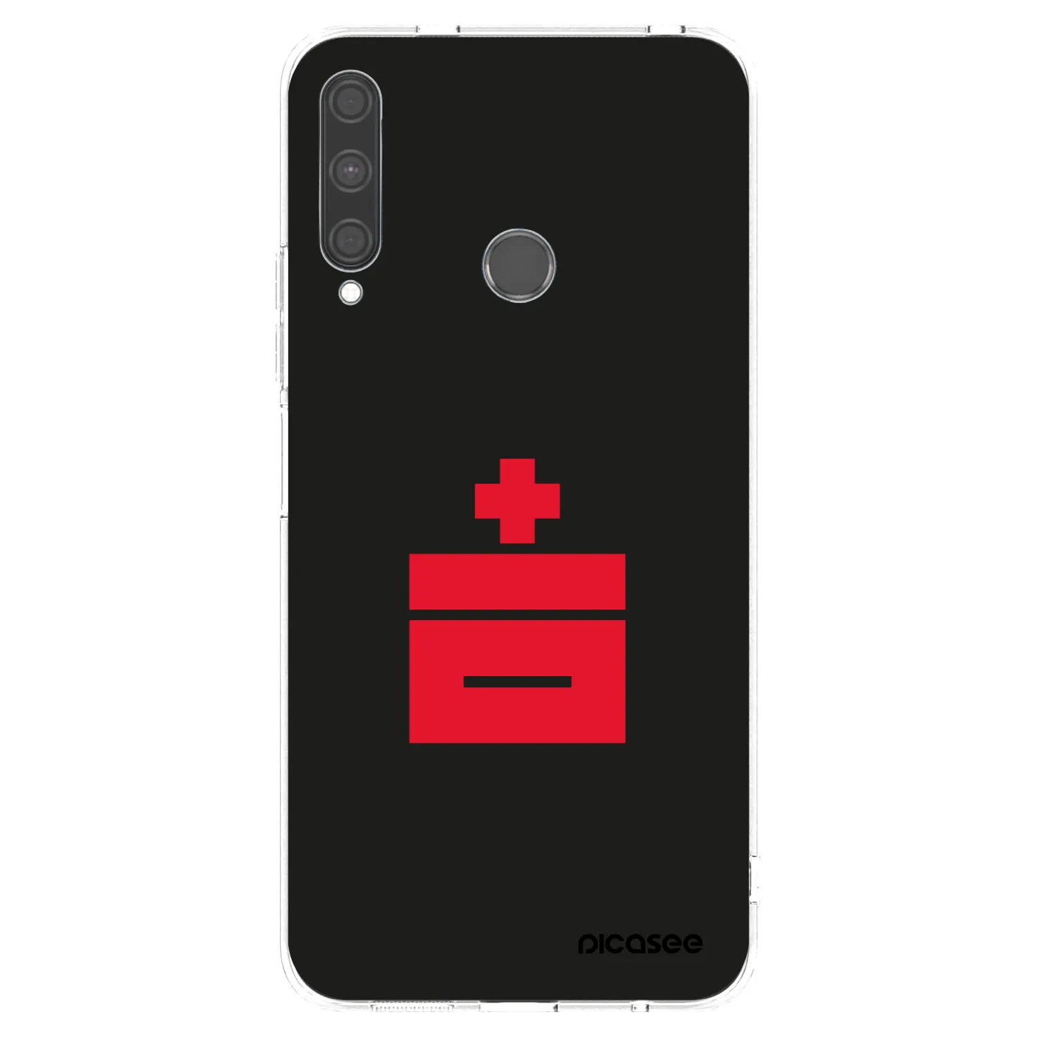 Picasee silikonska prozirna maskica za Huawei P40 Lite E - Le Plastenciaga
