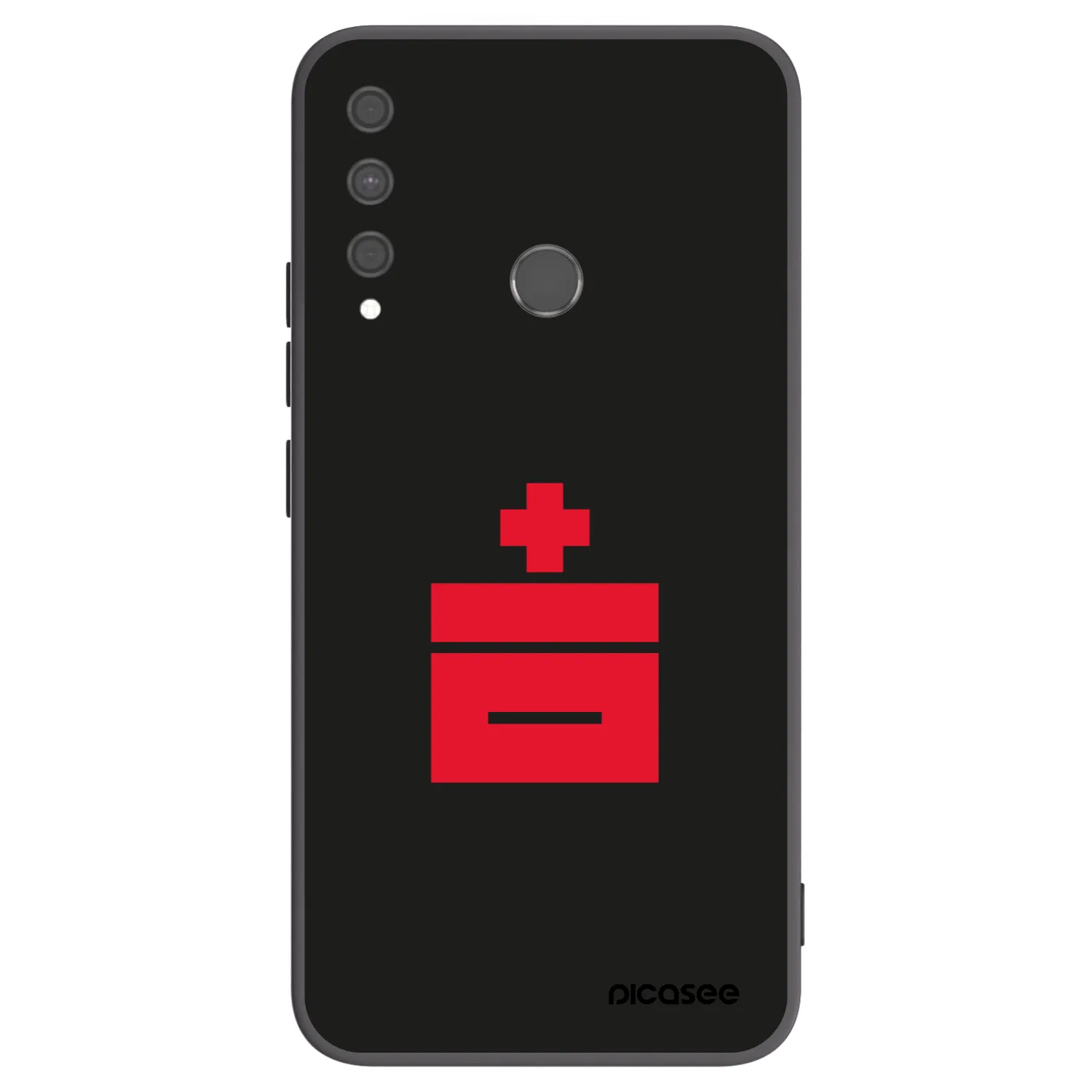 Picasee crna silikonska maskica za Huawei P40 Lite E - Le Plastenciaga