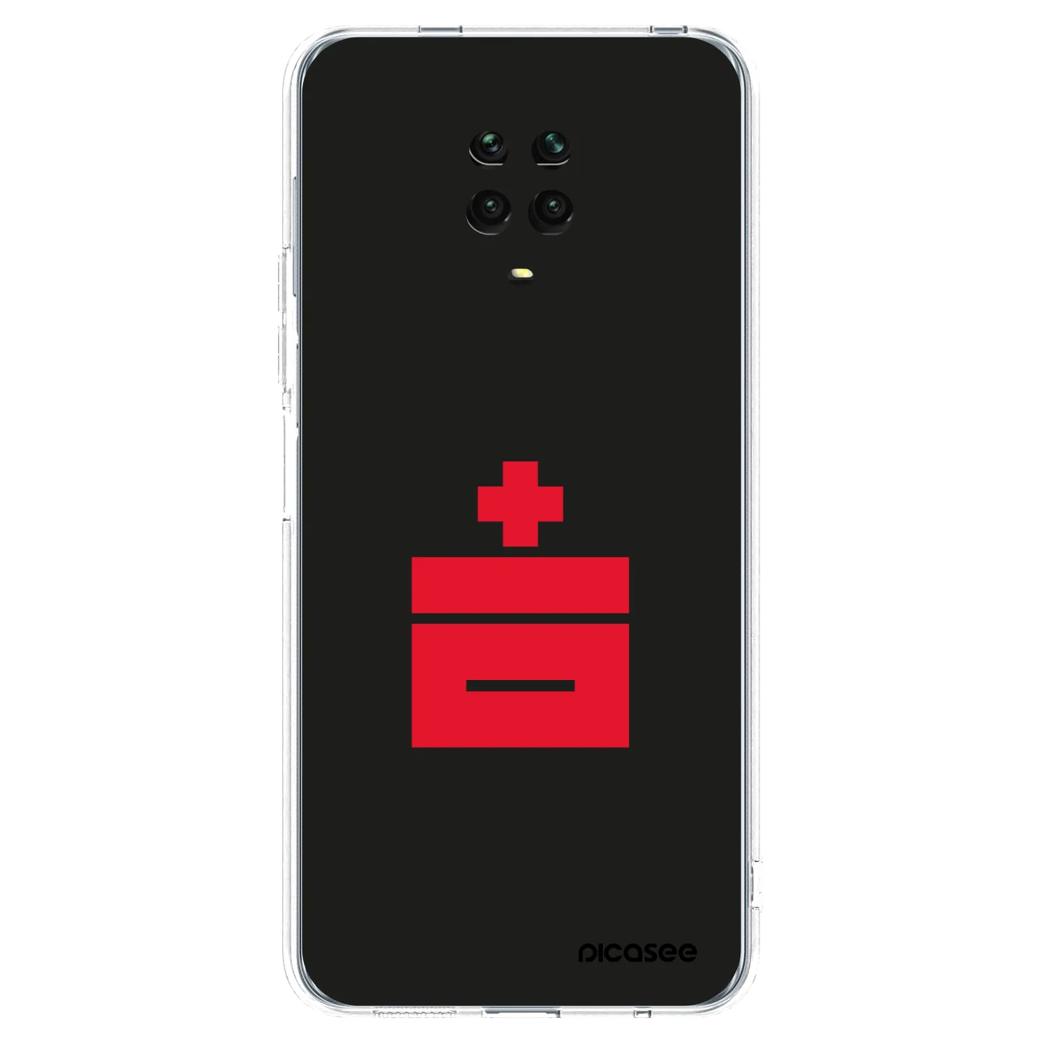 Picasee silikonska prozirna maskica za Xiaomi Redmi Note 9 Pro - Le Plastenciaga