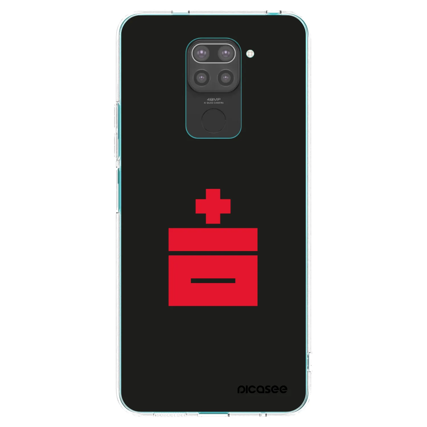 Picasee crna silikonska maskica za Xiaomi Redmi Note 9 - Le Plastenciaga