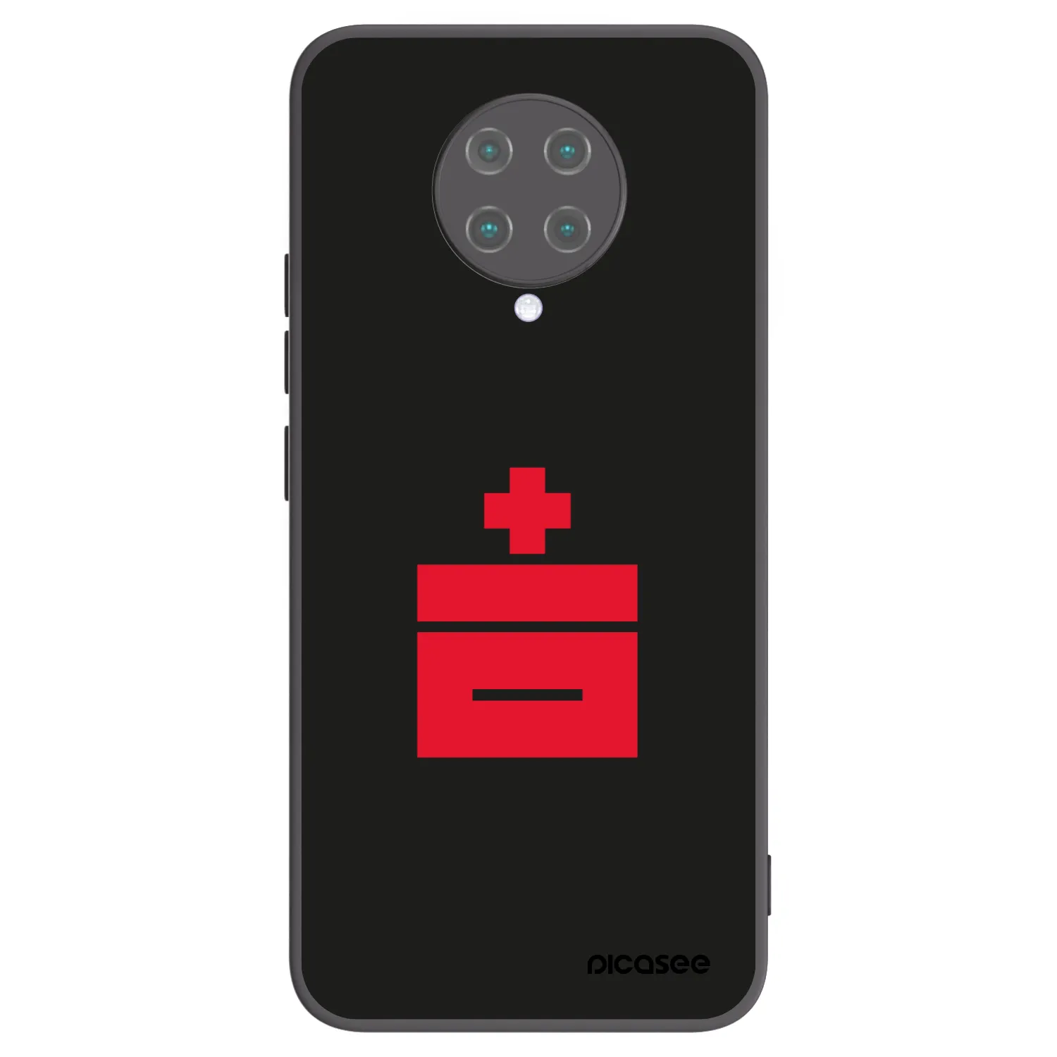 Picasee crna silikonska maskica za Xiaomi Poco F2 Pro - Le Plastenciaga