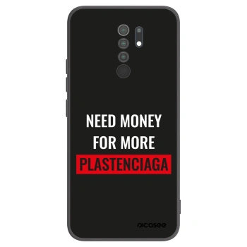Picasee crna silikonska maskica za Xiaomi Redmi 9 - More PLASTENCIAGA