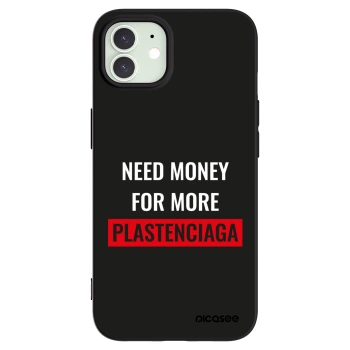 Picasee crna silikonska maskica za Apple iPhone 12 - More PLASTENCIAGA