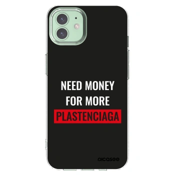 Picasee silikonska prozirna maskica za Apple iPhone 12 - More PLASTENCIAGA