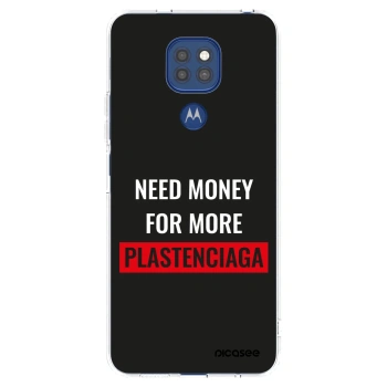 Picasee silikonska prozirna maskica za Motorola Moto G9 Play - More PLASTENCIAGA