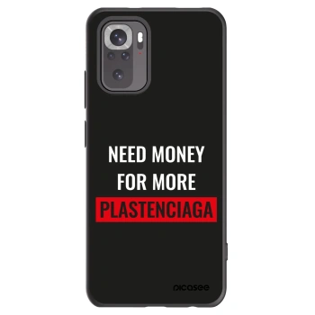 Picasee crna silikonska maskica za Xiaomi Redmi Note 10S - More PLASTENCIAGA
