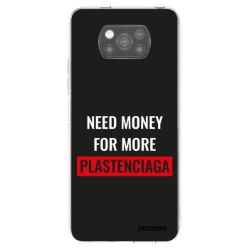 Picasee crna silikonska maskica za Xiaomi Poco X3 Pro - More PLASTENCIAGA